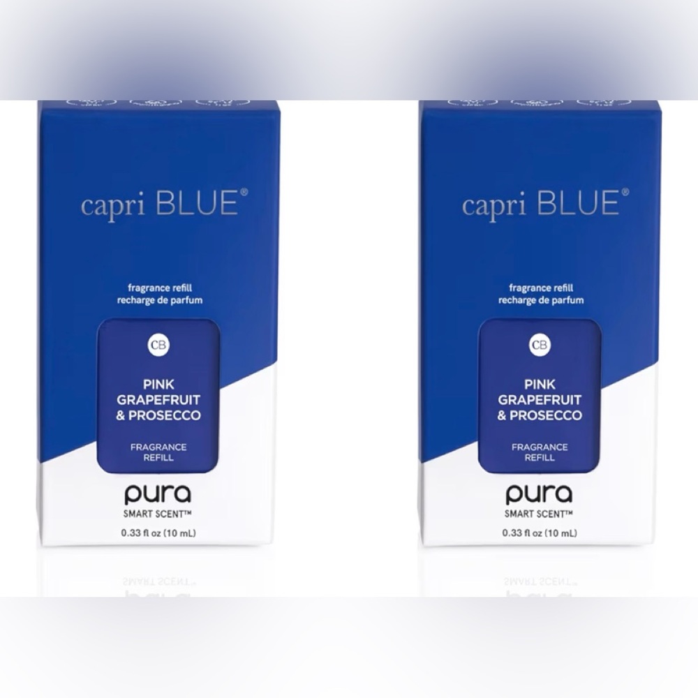 Capri Blue Pura Diffuser Refills (Pink Grapefruit Prosecco,Pack of 2 Pura Refill